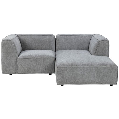 Bonami Selection svijetlosiva kutna garnitura Fairfield, desni kut, 208 cm Cijene