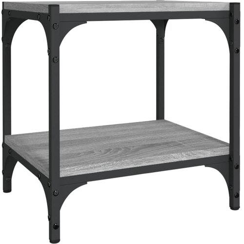 Maison Chic TV omarica - TV enota - Televizijska omarica siva sonoma 40x33x41 cm inženirski les in jeklo, (21698755) Cene