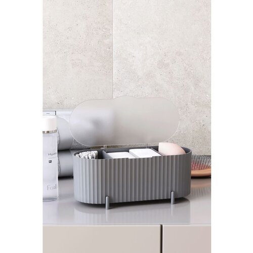 WALLXPERT aura - grey grey make-up organizer set (4 pieces) Cene