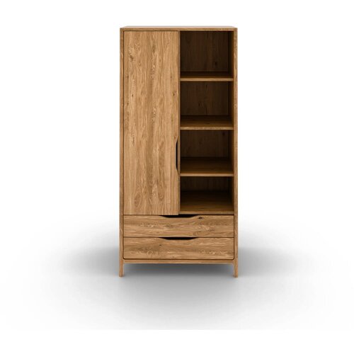 The Beds Garderobna omara iz masivnega hrasta v naravni barvi 90x188 cm Twig &amp;ndash; Slike