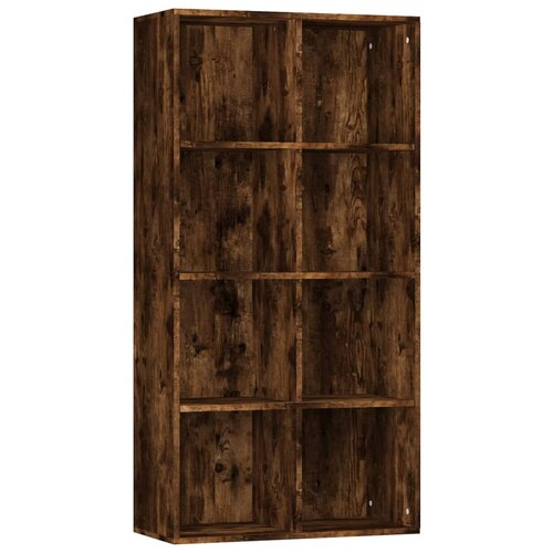 Maison Chic Knjižna omara - Knjižni regal dimljen hrast 66x30x130 cm inženirski les, (21725582) Slike