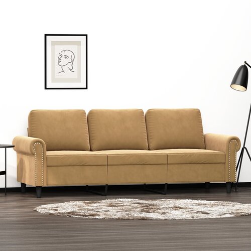  The Living Store Trosed rjav 180 cm žamet - Trosed, (21495026) Cene