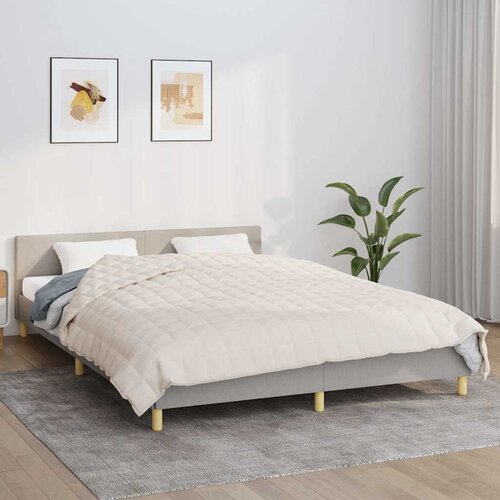  Teška deka svijetla krem 200x225 cm 13 kg od tkanine Cene
