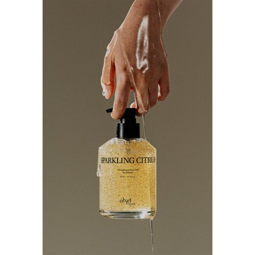 KUNDAL Objet Exfoliating &amp;amp; Waterfull Hand Wash Negovalno tekoče milo za roke z učinkom eksfoliacije z vonjem Sparkling Citrus 380 ml Slike
