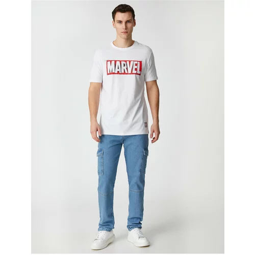 Koton Marvel T-Shirt Licensed Printed Crew Neck