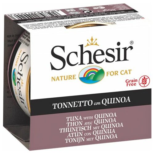 Schesir hrana za mačke u konzervi tunjevina i kinoa 85gr Cene