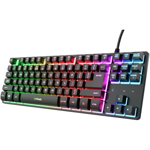  Tastatura TRUST GXT833 THADO žicna/RGB/TKL/gaming/crna Cene