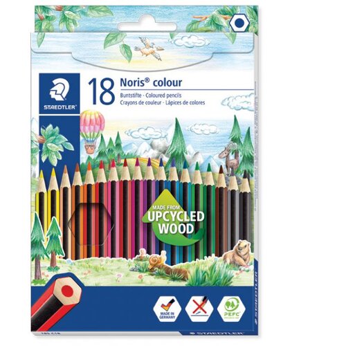  BOJE DRVENE 18BOJA NORIS COLOUR STAEDTLER 185 C18 BLISTER Cene
