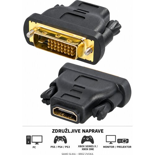  HDMI na DVI adapter Slike