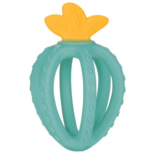 Canpol BABIES 3D GLODALICA - SILICON STRAWBERRY - 80/400 - TURQUISE Cene