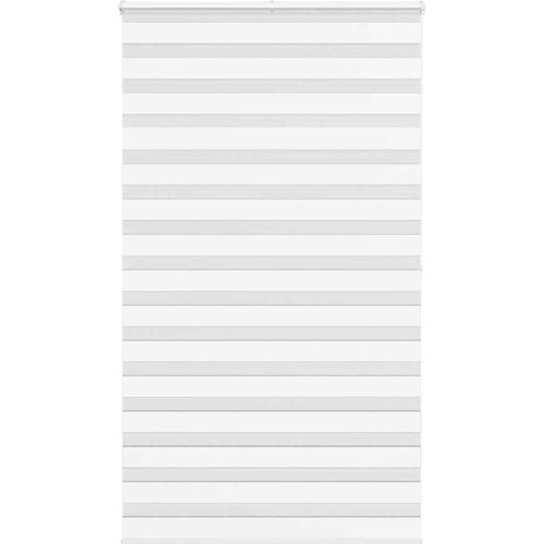vidaXL zebra senčilo bela 135x200 cm tkanina širina 130,9cm poliester Cene