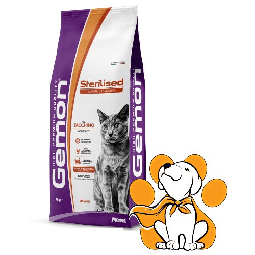 Gemon cat Sterilized Turkey 7kg, Hrana Za Sterilisane Mačke Sa Ćuretinom Cene