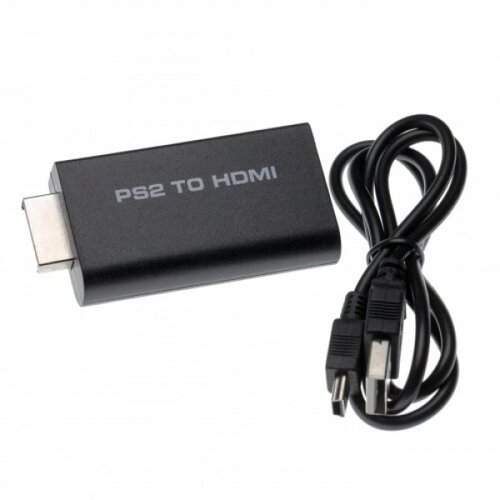 VHBW Adapter iz PlayStation 2 na HDMI s 3,5 mm audio priključkom Slike