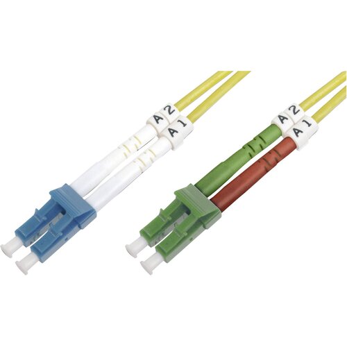 Digitus DK-293LCA3LC-02 steklena vlakna optična vlakna priključni kabel [1x LC/APC 8&amp;deg;-vtič - 1x LC-vtič] 9/125 &amp;micro; Singlemode OS2 2.00 m, (20435026) Slike