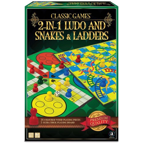 Singa Games Klasične igre 2u1 - čovječe ne ljuti se i zmije i ljestve Slike