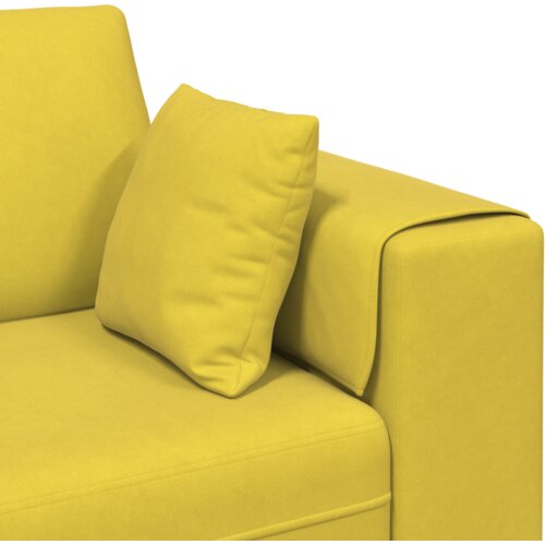  Bar&amp;scaron;unasta sofa s jastukom s jastukom Žuta 210 cm Bar&amp;scaron;un Slike