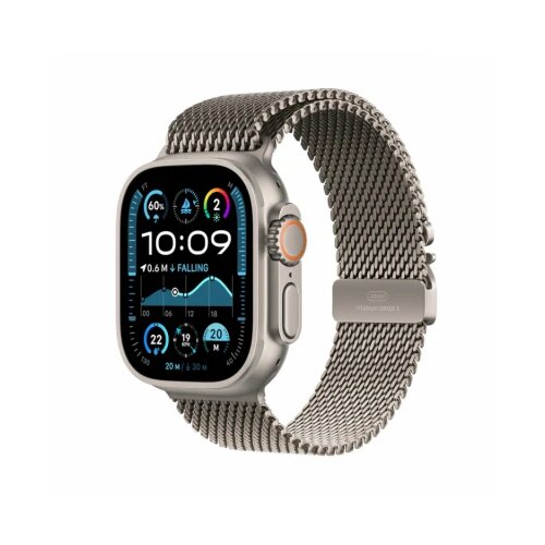 Apple Watch Ultra 2 GPS + Cellular 49mm Natural Titanium Case with Natural Titanium Milanese Loop - S&amp;quot; Slike