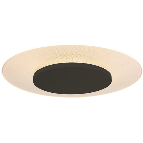 Steinhauer Moderne plafondlamp wit met zwart 28cm incl. LED - Lido Cene