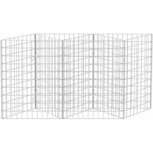  Gabionska ko&amp;scaron;ara od pocinčanog čelika 120 x 30 x 100 cm Slike