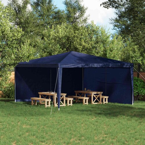  Zid &scaron;atora za zabavu 2 pcs Plava 400 x 195 cm PE i čelik Cijene