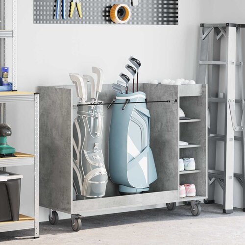 Golf ormar s kotačem Jednobojno Betonski sivi 120 x 45 x 98 cm Cijene
