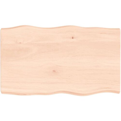 Stolna ploča 100x60x6 cm netretirana hrastovina sa živim rubom Cijene