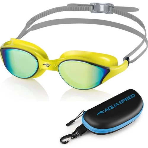 Aqua speed Unisex's Swimming Goggles Vortex Mirror&Case Pattern 38