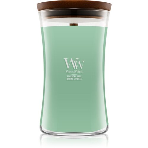 WoodWick Ethereal Haze di&amp;scaron;eča sveča z lesenim stenjem 610 g Slike