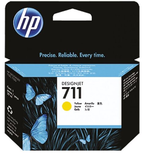 Ink JET HP. NO.711 CZ132AE ORIGINAL ŽUTI * DO ISTEKA ZALIHA Cijene