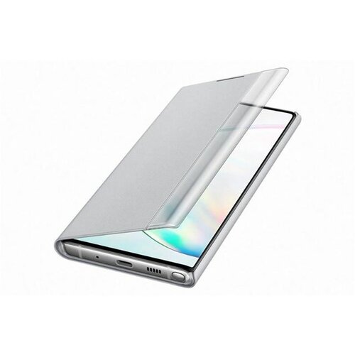 Samsung Clear View (EF-ZN970-CSE) preklopna futrola za telefon Galaxy Note 10 srebrna Slike