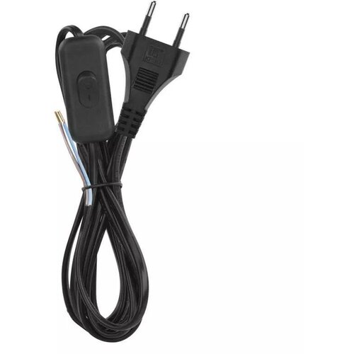 Emos Priključni PVC kabl sa prekidačem 3m crni 2×0,75mm S09273 Cene