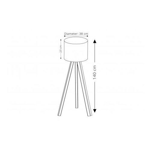 Opviq AYD 1518 Podna lampa, krem ​​boje Cene
