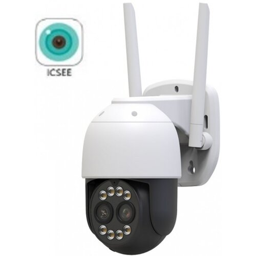  CAM-IP4MP-EP19-8X GMB kamera 4 mpix microSD iCSee xmeye pro app 2way voice PTZ ip66, 2.8mm-12mm Zoom Cene
