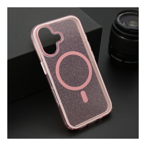  Futrola crystal magsafe za iphone 16 (6.1) roze ( F120860 ) Slike