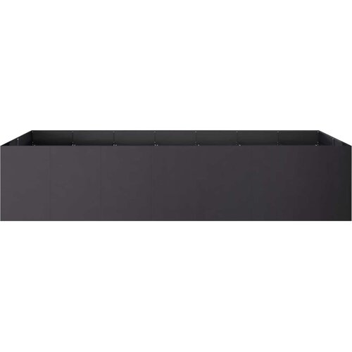  Vrtna saksija Crna 280 x 80 x 60 cm Čelična vrata - Crna 280 x 80 x 60 cm Slike