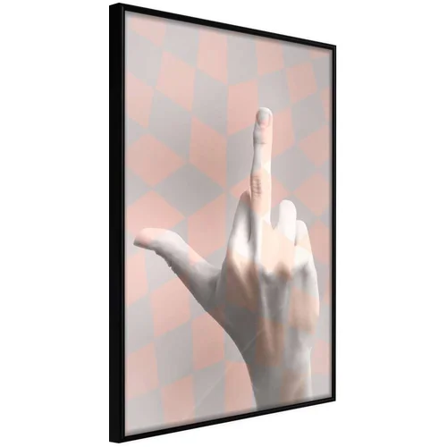  Poster - Middle Finger 40x60