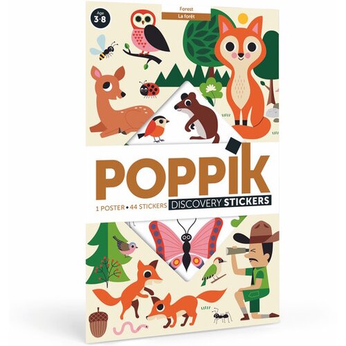Poppik Edukativni poster s nalepnicama Otkrića &Scaron;uma 3+ Cene