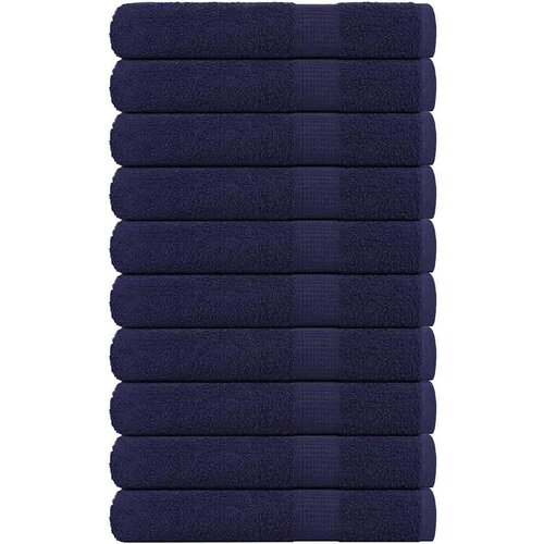 vidaXL Brisače 10 kos modra 100x200 cm 360 g/m&sup2; 100% bombaž Cene