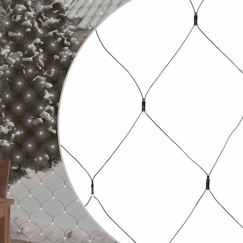  Božićna svjetlosna mreža hladna bijela 3 x 2 m 204 LED Cijene