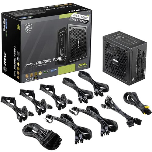 MSI MAG A1000GL PCIE5 II 1000W napajanje 7Y Cene