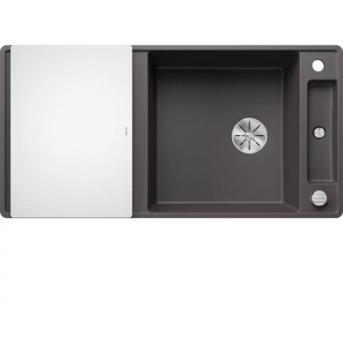 Blanco sudoper AXIA III XL 6 S-F InFino SILGRANIT SIVI KAMEN, daska staklo, s dalj.upr. Cijene