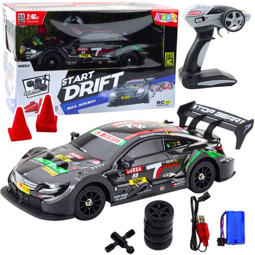  Avto na daljinsko upravljanje Start Drift s spremenljivimi kolesi 30km/h 1:16 - ogljik Slike