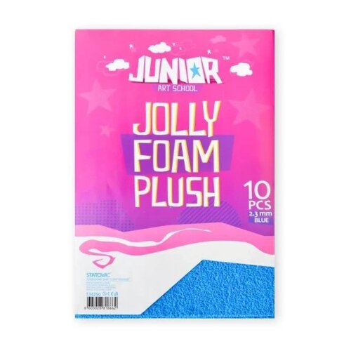 Junior jolly plush foam eva pena pliš a4 10k - odaberite nijansu plava ( 134250 ) Cene