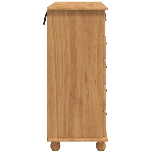  Komoda ASKIM Smeđa 91 x 40 x 95,5 cm Čvrsto borovo drvo Slike