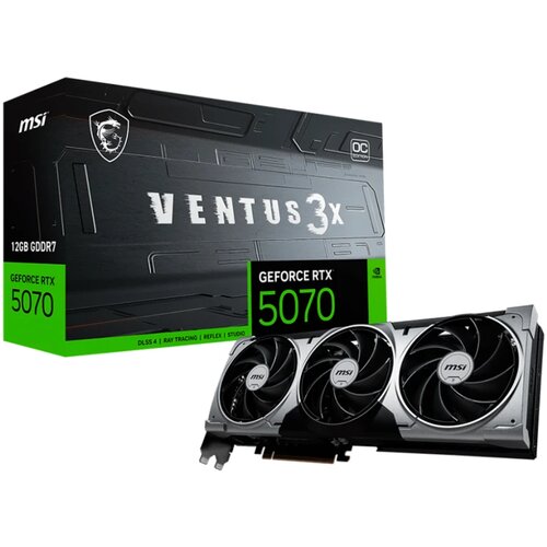 MSI GeForce RTX 5070 Ventus 3X OC – 12GB GDDR7, 28Gbps, 192-bit, PCIe 5X 16 Cijene