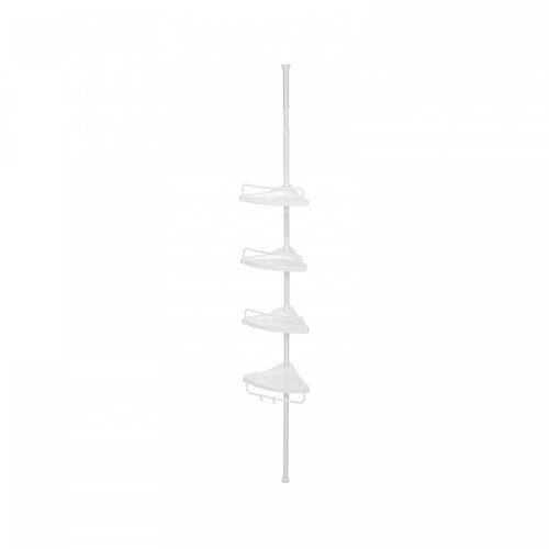 Songmics Angled Telescopic Shelf Stand for Bathrooms, White, 85-305 cm, BCB001A Cijene