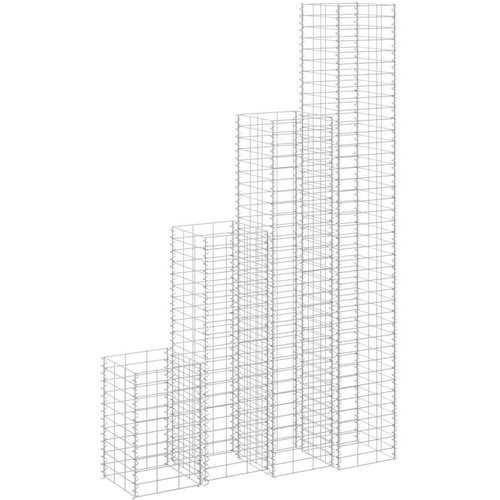  Gabionske gredice 4 kom 30 x 30 x 50/100/150/200 cm željezne Cijene