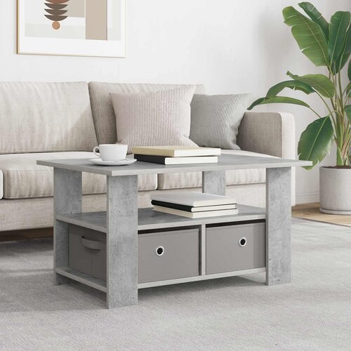  Kava Stol Betonski sivi 77 x 55 x 42 cm Konstruirano drvo Cijene
