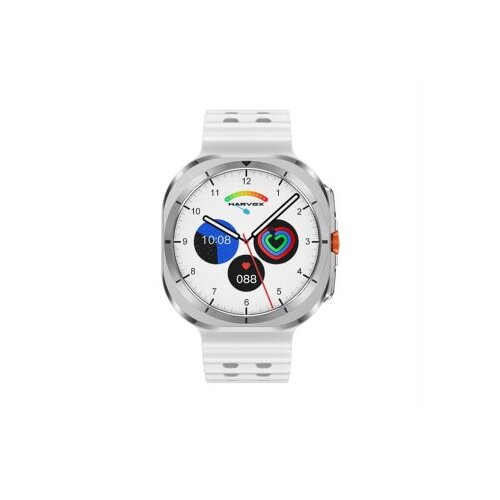 Ms Mobile DT WATCH ULTRA Smart Watch srebrni (bela silikonska narukvica) Slike
