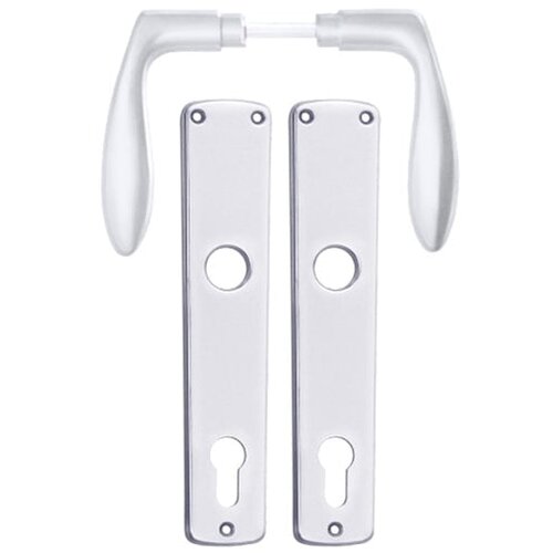 Madras doo Beograd Kvaka TINA za drvena vrata CILINDAR, plastificirana BRONZANA BANE (1600.22.249) Cene